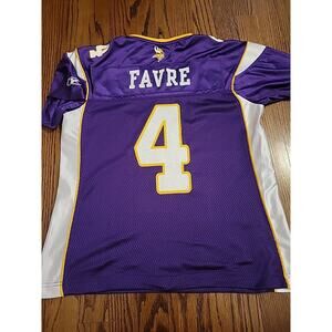 Reebok Brett Favre Minnedota Vikings NFL Football Jersey Womens Size Medium